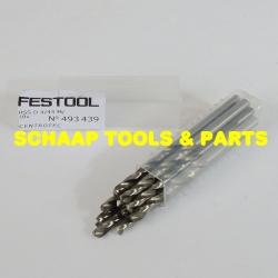 Centrotec Spiraalboor HSS  4,0 mm x 43 mm reserveboren per 10 verpakt | 493439